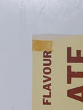 Vintage This Month's Feature Flavour Chocolate Chip Velvet Ice Cream Store Window Advertisement
