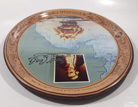 Vintage 1978 Coca Cola Captain James Cook Bicentennial 1778-1978 Oval 10 1/2" x 12 3/4" Metal Beverage Serving Tray