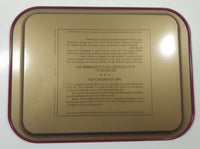 Vintage 1974 Coca-Cola Coke Soda Pop 1927 Calendar Girl Pink Magenta Metal Beverage Serving Tray