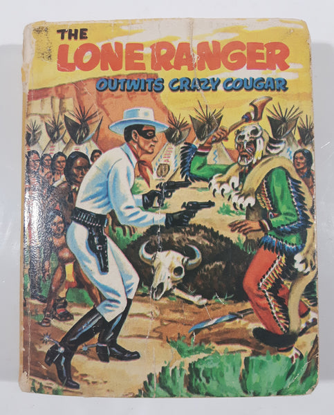 Vintage 1968 Whitman A Big Little Book Wrather Corporation The Lone Ranger Outwits Crazy Cougar Hard Cover Book 2013