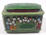 Vintage San Francisco Street Car Hard Vinyl Hand Painted Coin Bank Made in Hong Kong