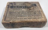 Antique Reese's Interlocking Adjustable Stencils Brass Metal in Box