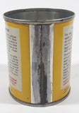 Vintage 1970s Standard Brands Canada Fleischmann's Fast Rising Active Dry Yeast 8 Oz 3 1/2" Tall Tin Metal Can