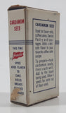 Vintage French's Cardamom Seed "Spice Adds Zest To Food" Small 2 1/2" Tall Food Box Never Opened