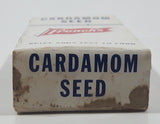 Vintage French's Cardamom Seed "Spice Adds Zest To Food" Small 2 1/2" Tall Food Box Never Opened