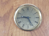 Vintage Mohr I Support BC Rail Safety 11 1/2" x 11 1/2" Wood Plaque Clock and Barometer Thermometer Hygrometer Weather Station