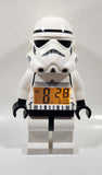 2013 Lego LucasFilm Star Wars Stormtrooper Character 9 1/4" Tall Plastic Digital Alarm Clock