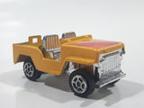 Summer Marz Karz S-8634 Jeep 4x4 Yellow Die Cast Toy Car Vehicle Busted Bumper