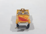 Summer Marz Karz S-8634 Jeep 4x4 Yellow Die Cast Toy Car Vehicle Busted Bumper