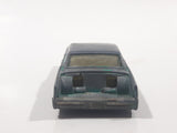 Vintage 1970s Lesney Matchbox Series No. 31 Lincoln Continental Green Blue Die Cast Toy Car Vehicle