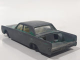 Vintage 1970s Lesney Matchbox Series No. 31 Lincoln Continental Green Blue Die Cast Toy Car Vehicle