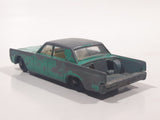 Vintage 1970s Lesney Matchbox Series No. 31 Lincoln Continental Green Blue Die Cast Toy Car Vehicle