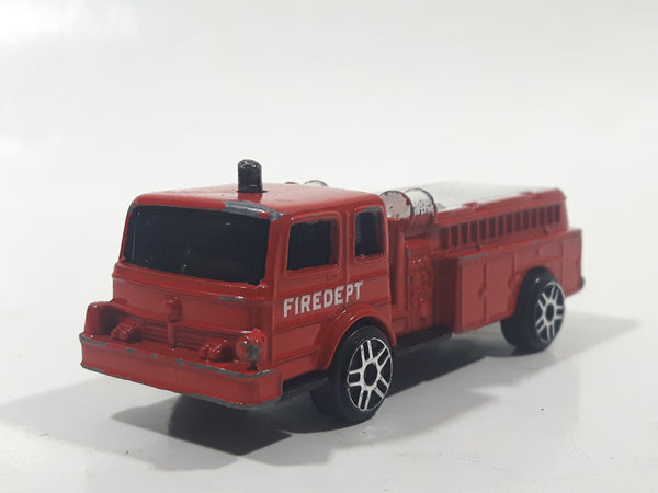 Maisto Denver Pumper Truck Red Fire Engine Die Cast Toy Car Emergency Rescue Vehicle