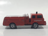 Maisto Denver Pumper Truck Red Fire Engine Die Cast Toy Car Emergency Rescue Vehicle