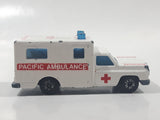 Vintage 1982 Lesney Matchbox Superfast No. 41 Code Red Pacific Ambulance White Die Cast Toy Car Vehicle