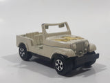 Vintage 1981 ERTL Dukes of Hazzard Daisy Duke's Jeep White Cream Die Cast Toy Car Vehicle 1/64 Scale