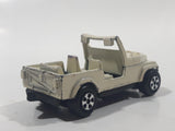 Vintage 1981 ERTL Dukes of Hazzard Daisy Duke's Jeep White Cream Die Cast Toy Car Vehicle 1/64 Scale