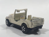Vintage 1981 ERTL Dukes of Hazzard Daisy Duke's Jeep White Cream Die Cast Toy Car Vehicle 1/64 Scale
