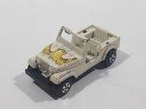 Vintage 1981 ERTL Dukes of Hazzard Daisy Duke's Jeep White Cream Die Cast Toy Car Vehicle 1/64 Scale