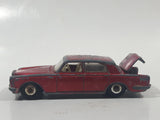 Vintage Lesney Products Matchbox No. 24 Rolls Royce Silver Shadow Red Die Cast Toy Car Vehicle with Opening Trunk