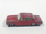 Vintage Lesney Products Matchbox No. 24 Rolls Royce Silver Shadow Red Die Cast Toy Car Vehicle with Opening Trunk