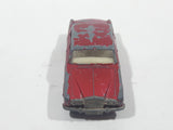Vintage Lesney Products Matchbox No. 24 Rolls Royce Silver Shadow Red Die Cast Toy Car Vehicle with Opening Trunk
