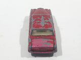 Vintage Lesney Products Matchbox No. 24 Rolls Royce Silver Shadow Red Die Cast Toy Car Vehicle with Opening Trunk