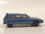 Vintage 1979 Lesney Matchbox Superfast No. 12 Citroen CX Blue Die Cast Toy Car Vehicle with Opening Rear Door