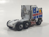 Vintage 1984 Matchbox Convoy Kenworth Aerodyne (COE) Nasa Transporter White Die Cast Toy Car Vehicle