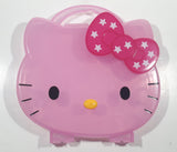 2012 Sanrio Hello Kitty Pink Stationery Storage Plastic Hinged Container