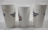 Packer Plastics Harley Davidson Motor Cycles 1903 1998 95th Anniversary 6 1/4" Tall Plastic Cups Lot of 3