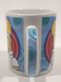 2006 Fox The Simpsons Matt Groening Homer Simpson with Donut 3 3/4" Tall Ceramic Coffee Mug Cup