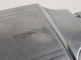 Antique Ronson Mastercase Chrome Art Deco Design Cigarette Case and Gas Lighter Combo