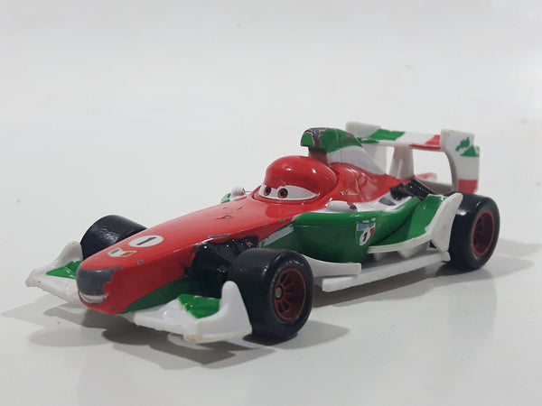 Disney Pixar Cars Francesco Beanoulli #1 Red Green White Die Cast Toy Race Car Vehicle V2800