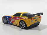 Disney Pixar Cars #24 Jeff Gorvette World Grand Prix Yellow Die Cast Toy Race Car Vehicle V2814