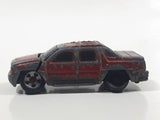 Maisto 2002 Chevrolet Avalanche Truck Dark Red Die Cast Toy Car Vehicle