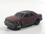 Maisto 2002 Chevrolet Avalanche Truck Dark Red Die Cast Toy Car Vehicle