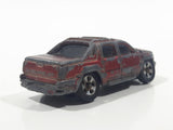 Maisto 2002 Chevrolet Avalanche Truck Dark Red Die Cast Toy Car Vehicle