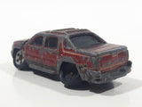 Maisto 2002 Chevrolet Avalanche Truck Dark Red Die Cast Toy Car Vehicle
