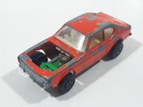 Vintage 1975 Lesney Matchbox Superfast Rolamatics No. 87 Hot Rocker Red Orange Die Cast Toy Car Vehicle