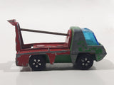 Vintage PlayArt Cement Mixer Green and Red Die Cast Toy Car Construction Building Equipment Vehicle
