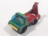 Vintage PlayArt Cement Mixer Green and Red Die Cast Toy Car Construction Building Equipment Vehicle