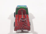 Vintage PlayArt Cement Mixer Green and Red Die Cast Toy Car Construction Building Equipment Vehicle