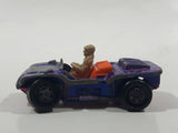 Vintage 1973 Lesney Products Rolamatics Beach Hopper Purple with Pink Speckles Die Cast Toy Car Vehicle - Bouncing Driver