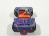 Vintage 1973 Lesney Products Rolamatics Beach Hopper Purple with Pink Speckles Die Cast Toy Car Vehicle - Bouncing Driver