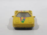 Rare Road Champs Speedsters Lamborghini Diablo Yellow Die Cast Toy Car Vehicle
