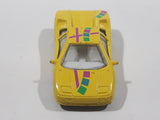Rare Road Champs Speedsters Lamborghini Diablo Yellow Die Cast Toy Car Vehicle