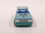1990 Hot Wheels New Castings Mini Truck Turquoise Light Blue Die Cast Toy Car Vehicle
