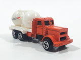 Vintage 1970s Yat Ming Speed Wheels GS-36 Semi Tanker Truck Orange Die Cast Toy Car Vehicle