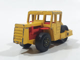 Vintage 1979 Lesney Matchbox No. 72 Bomag Road Roller Yellow Die Cast Toy Car Construction Vehicle